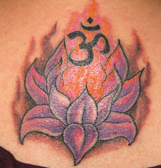 Om tattoo lotus tattoo WHY